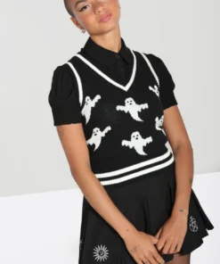 Hell Bunny Ghost Vest Top New Arrivals