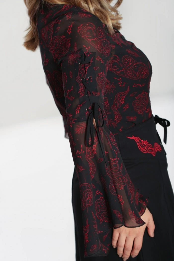 New Arrivals Hell Bunny Clarice Blouse 5 New Arrivals Hell Bunny Clarice Blouse