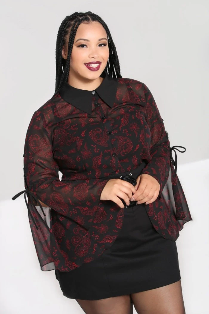 New Arrivals Hell Bunny Clarice Blouse 7 New Arrivals Hell Bunny Clarice Blouse