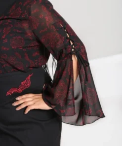 New Arrivals Hell Bunny Clarice Blouse 20 New Arrivals Hell Bunny Clarice Blouse