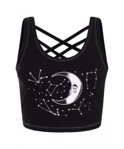 Hell Bunny Solaris Crop Top