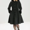 Hell Bunny Amaya Coat Black