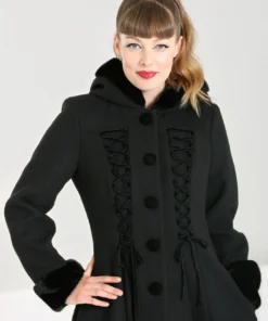 Hell Bunny Amaya Coat Black