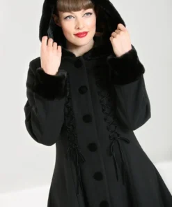 Hell Bunny Amaya Coat Black