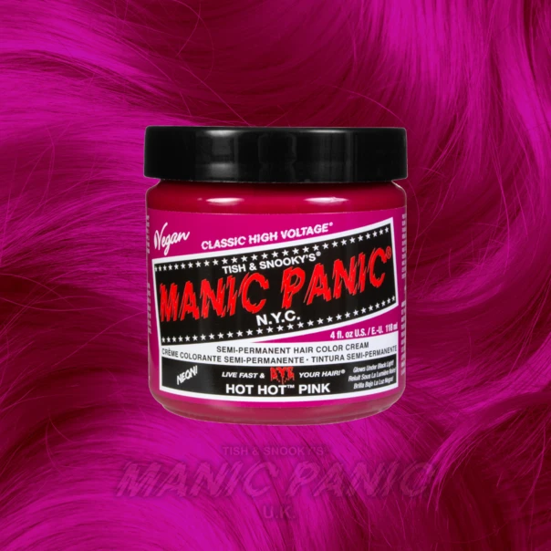 Manic Panic Classic Cream Hair Colour - Hot Hot Pink 3 Manic Panic Classic Cream Hair Colour - Hot Hot Pink
