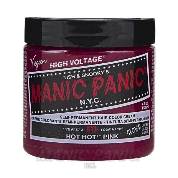 Manic Panic Classic Cream Hair Colour - Hot Hot Pink 8 Manic Panic Classic Cream Hair Colour - Hot Hot Pink