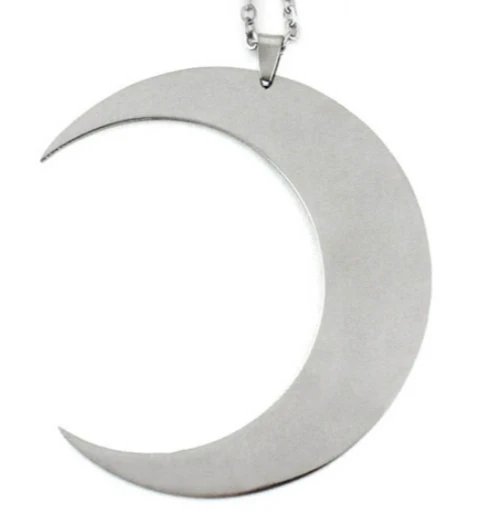 Killstar Luna Necklace Silver Accessories 4 Killstar Luna Necklace Silver Accessories