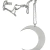 Killstar Luna Necklace Silver Accessories