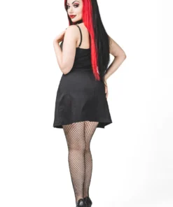 Necessary Evil Hella Mini Skater Dress Ladies