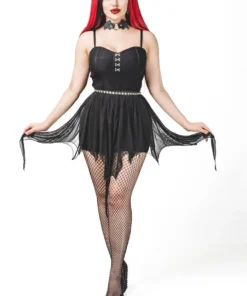 Necessary Evil Persephone Bat Wings Layer Top Or Skirt
