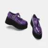 Koi Footwear Koi Moreno Plaid Platform Mary Janes