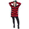 Heartless Oriana Jumper - Black & Red