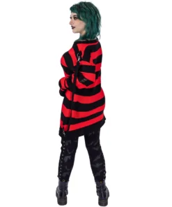Heartless Oriana Jumper - Black & Red