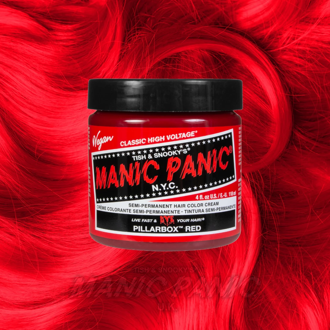 Hair Dye Manic Panic Classic Cream Hair Colour - Pillarbox Red 3 Hair Dye Manic Panic Classic Cream Hair Colour - Pillarbox Red