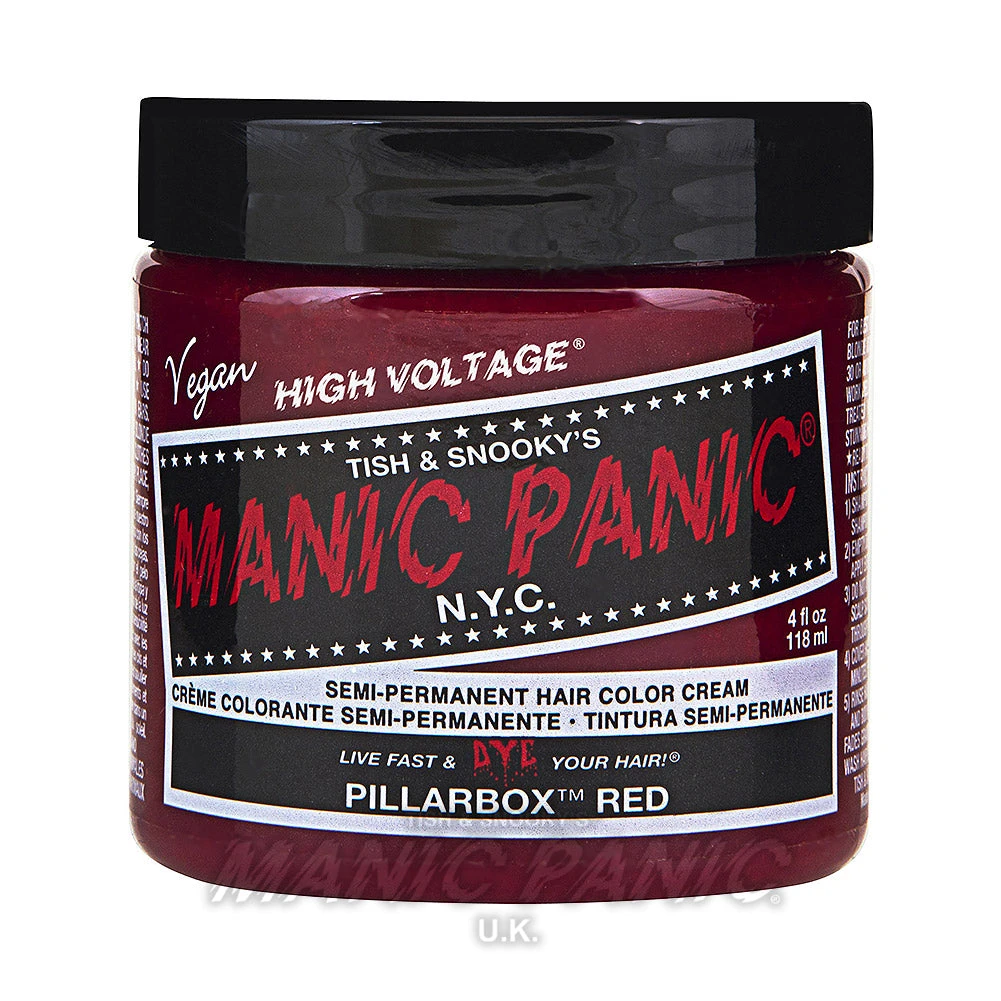 Hair Dye Manic Panic Classic Cream Hair Colour - Pillarbox Red 7 Hair Dye Manic Panic Classic Cream Hair Colour - Pillarbox Red