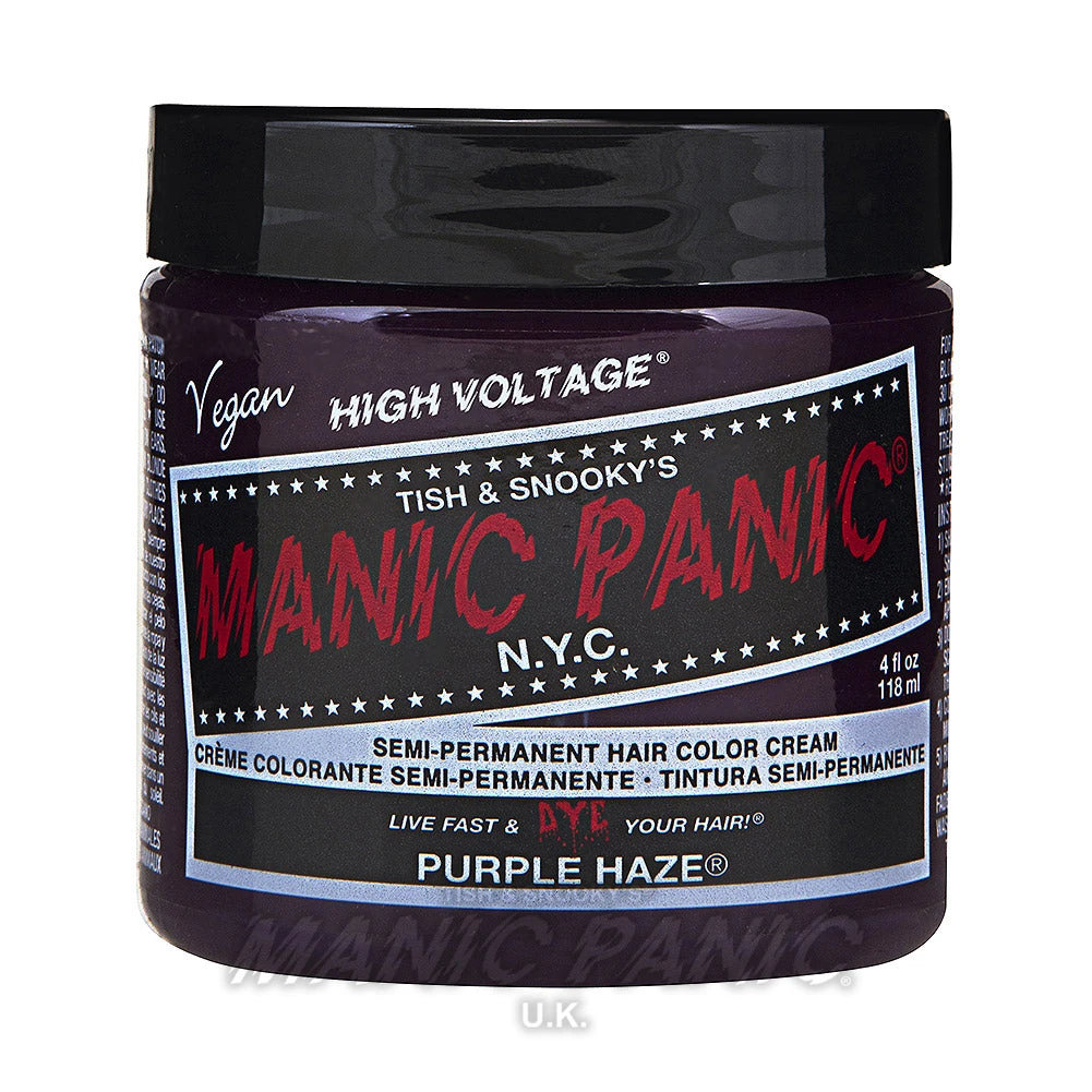 Manic Panic Classic Cream Hair Colour - Purple Haze Hair Dye 7 Manic Panic Classic Cream Hair Colour - Purple Haze Hair Dye