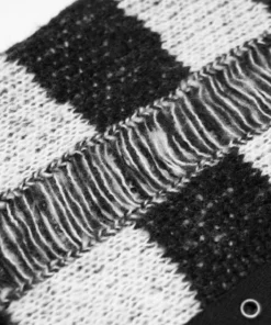 Punk Rave Kaz Distressed Jumper - White