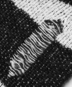 Punk Rave Kaz Distressed Jumper - White