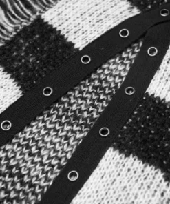 Punk Rave Kaz Distressed Jumper - White