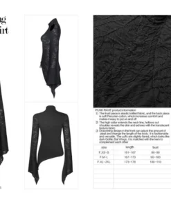 Ladies Punk Rave Raelynn Asymmetric Top 19 Ladies Punk Rave Raelynn Asymmetric Top