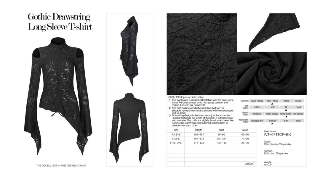 Ladies Punk Rave Raelynn Asymmetric Top 9 Ladies Punk Rave Raelynn Asymmetric Top