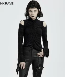 Ladies Punk Rave Raelynn Asymmetric Top