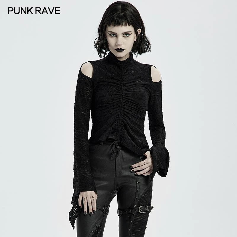 Ladies Punk Rave Raelynn Asymmetric Top 3 Ladies Punk Rave Raelynn Asymmetric Top