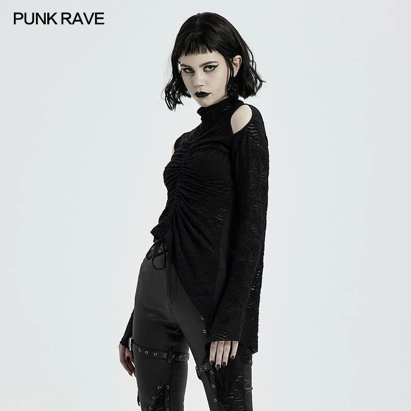 Ladies Punk Rave Raelynn Asymmetric Top 6 Ladies Punk Rave Raelynn Asymmetric Top