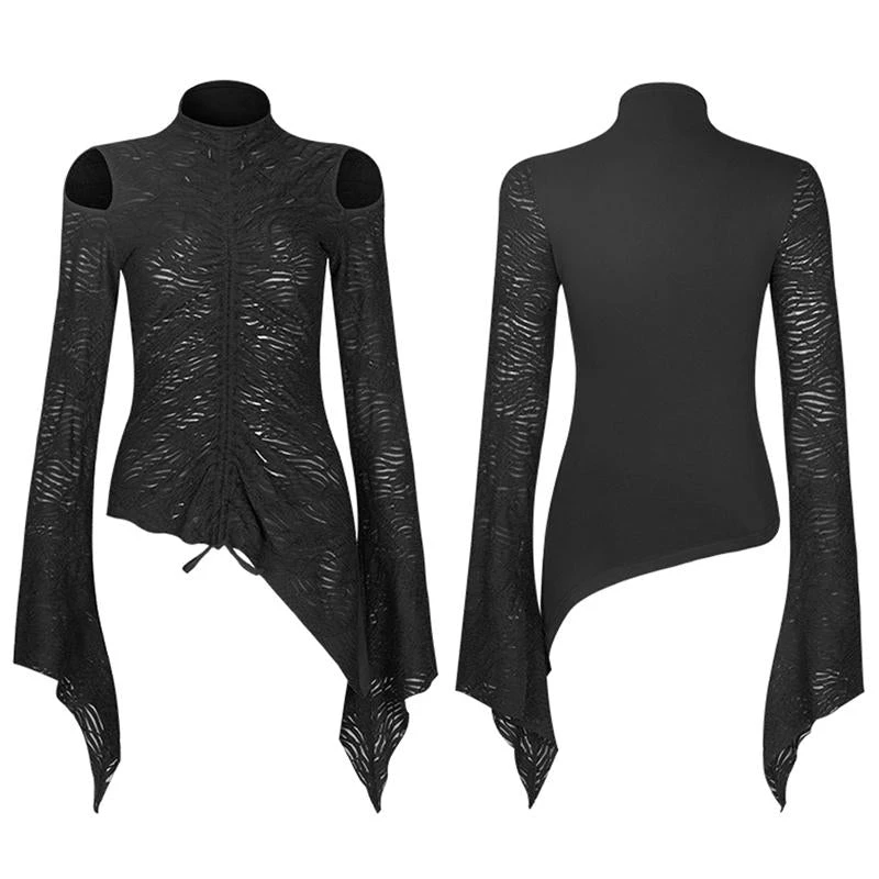 Ladies Punk Rave Raelynn Asymmetric Top 8 Ladies Punk Rave Raelynn Asymmetric Top