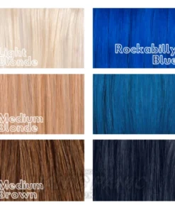 Amplified Manic Panic Semi Permanent Hair Colour EU Formula - Rockabilly Blue Hair Dye