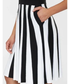 Collectif Serena Knitted Striped Dress Ladies 17 Collectif Serena Knitted Striped Dress Ladies