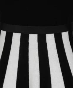 Collectif Serena Knitted Striped Dress Ladies 16 Collectif Serena Knitted Striped Dress Ladies