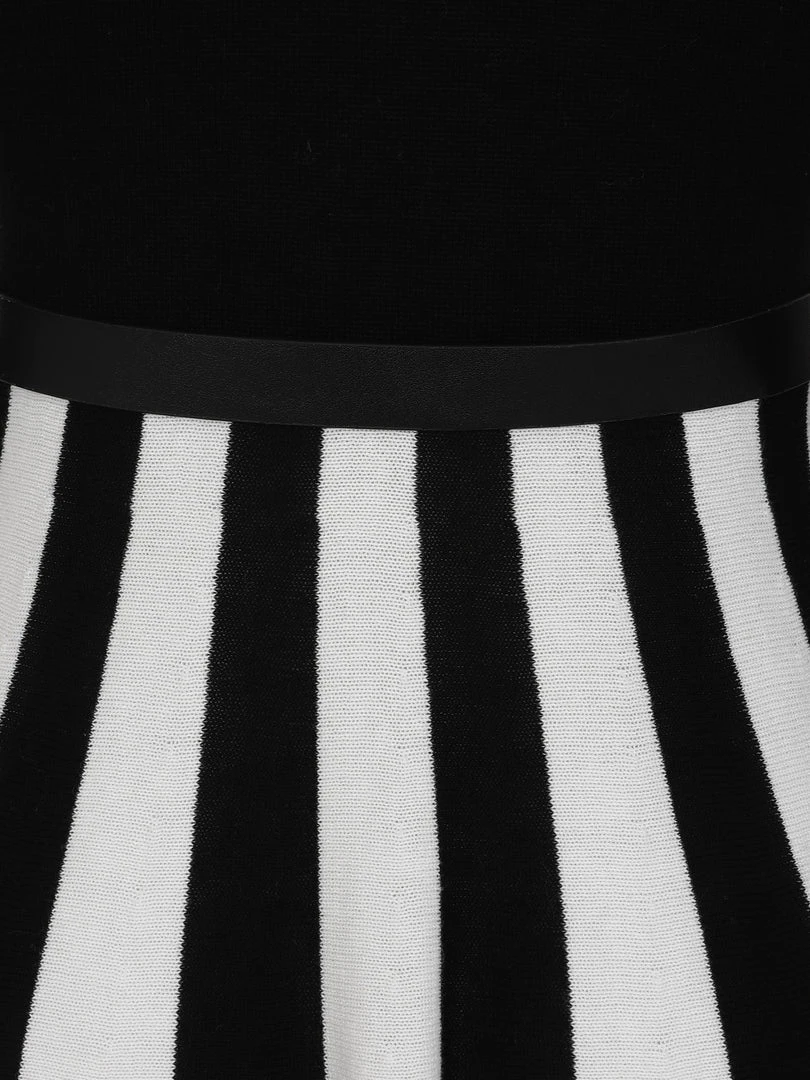 Collectif Serena Knitted Striped Dress Ladies 7 Collectif Serena Knitted Striped Dress Ladies