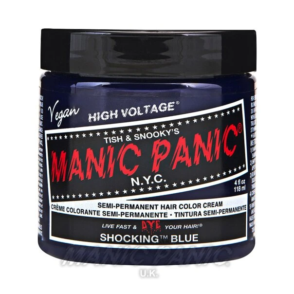 Hair Dye Manic Panic Classic Cream Hair Colour - Shocking Blue 7 Hair Dye Manic Panic Classic Cream Hair Colour - Shocking Blue