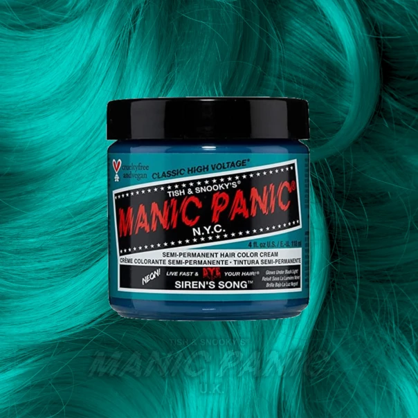 Manic Panic Classic Cream Hair Colour - Siren Song Hair Dye 3 Manic Panic Classic Cream Hair Colour - Siren Song Hair Dye