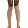Pamela Mann Skull And Roses Gothic Tattoo Tights Accessories