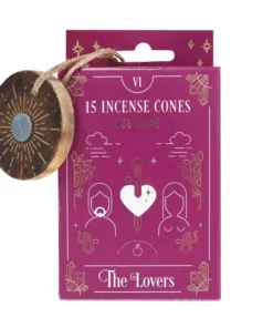 Gothic Gifts The Lovers Red Rose Tarot Incense Cones Ladies