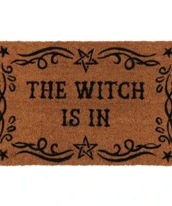 Gothic Gifts The Witch Is In Doormat
