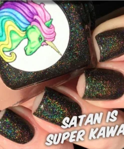 Radioactive Unicorn Satan Is Super Kawaii Nail Polish Colour