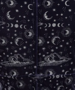 Ladies Collectif Trixie Celestial Velvet Swing Dress - Purple