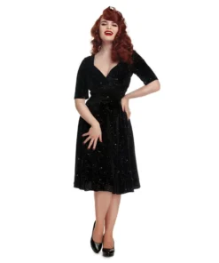 Collectif Trixie Make A Wish Doll Dress Ladies