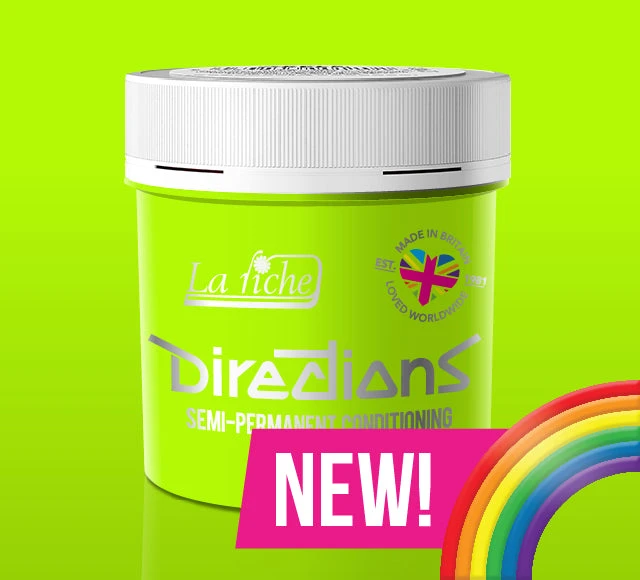 La Riche Directions Semi Permanent Hair Dye - Fluorescent Green 3 La Riche Directions Semi Permanent Hair Dye - Fluorescent Green