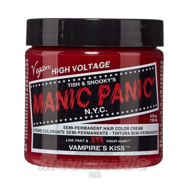 Hair Dye Manic Panic Classic Cream Hair Colour - Vampire's Kiss 7 Hair Dye Manic Panic Classic Cream Hair Colour - Vampire's Kiss