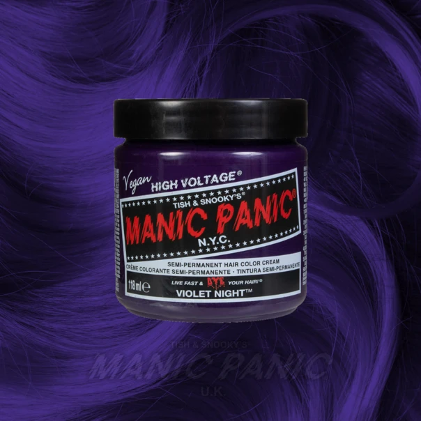 Hair Dye Manic Panic Classic Cream Hair Colour - Violet Night 3 Hair Dye Manic Panic Classic Cream Hair Colour - Violet Night