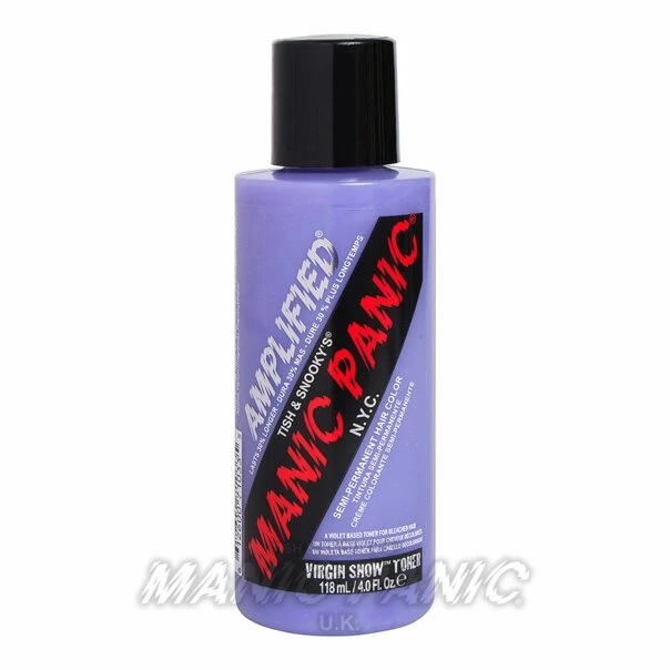 Hair Dye Amplified Manic Panic Semi Permanent Hair Colour EU Formula - Virgin Snow 6 Hair Dye Amplified Manic Panic Semi Permanent Hair Colour EU Formula - Virgin Snow