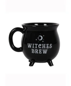 Gothic Gifts Witches Brew Cauldron Mug Homeware
